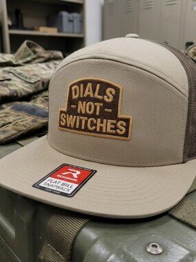 Dials Not Switches Hat Tactical Direct Embroidered Richardson 7 Panel Flat Cap